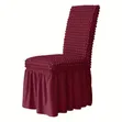 Maroon Dining Chair Cover - 1