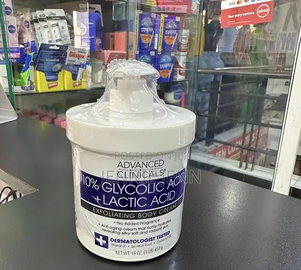 Advanced Clinicals 10% Glycolic Acid Body Cream - 1