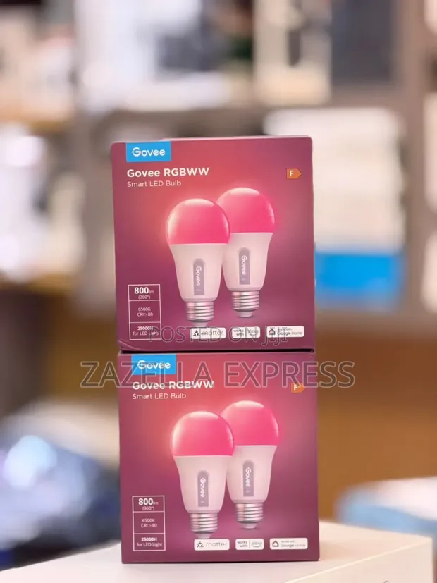 Govee LED Smart Bulb E27 RGBWW Dimmable (Pack of 2) - 1