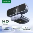 Ugreen 4K Autofocus Webcam with Microphone and Privacy Cover - 1