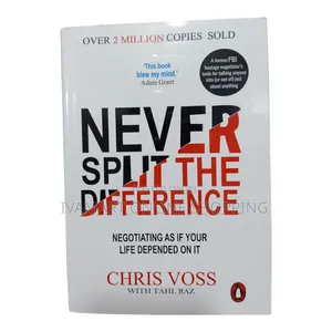 Never Split the Difference Book by Chris Voss