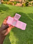 Quadro 4-in-1 Pill Case Organizer - Pink - 3