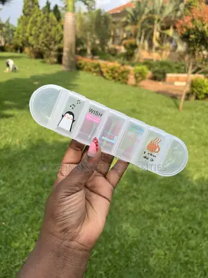 Clear 7-Day Compartment Pill Case Organizer