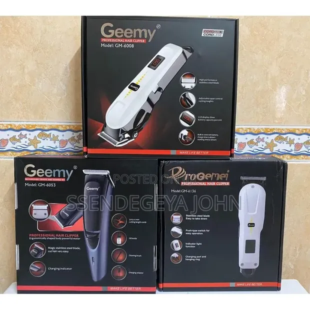 Geemy Professional Rechargeable Hair Clipper GM-6008 - 1