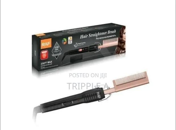 Raf Electric Portable Ionic Hair Straightener Comb - 1
