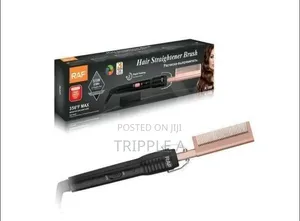 Raf Electric Portable Ionic Hair Straightener Comb
