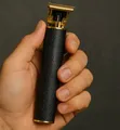 Rechargeable Metal Hair Clipper - Black Gold - 2