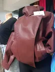 Brand New Bomber Leather Jacket - Women's - 3