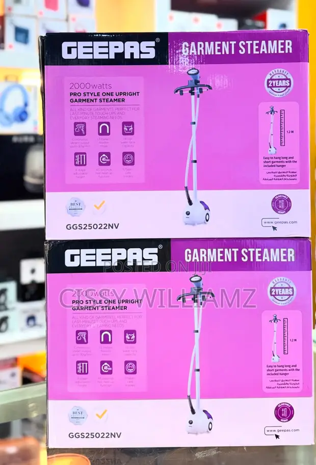 Geepas 2000W Garment Steamer GGS25022NV - 1