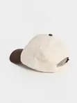 LA Embroidered Baseball Cap - Brown - 2