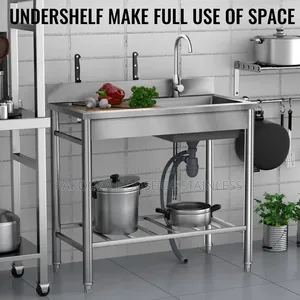Commercial Single Stainless Steel Sink