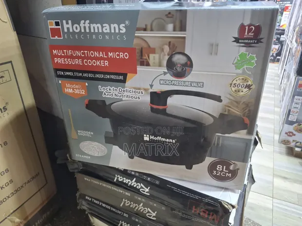 Hoffman 8L Micro Electric Pressure Cooker - 1