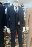 Men's Elegant Suits - Unique Leather Material - 1