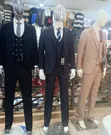 Men's Elegant Suits - Unique Leather Material - 2