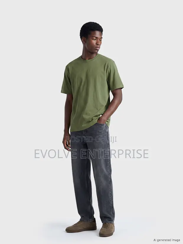 X-Side Fit 100% Cotton Men's T-Shirt - 1
