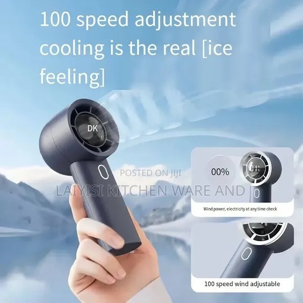 Handheld Rechargeable Mini Portable Fan - 1