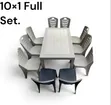 Brand New Plastic Chairs and Table Set (10 Pcs) - 1