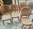 6-Piece Strong Durable Hard Plastic Chairs - Home & Business Use - 2