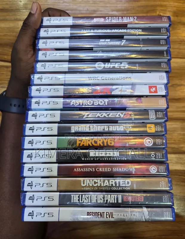 PlayStation 5 Games on Physical Discs - 1