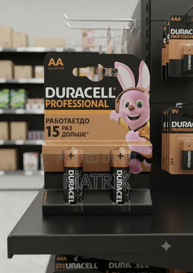 Duracell Basic AA Batteries - Pack of 4 - 1