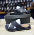 Men's Clarks Black Leather Sandals - 2