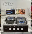 Pixel 3 Gas Burners + 1 Electric Hotplate Cooktop with Auto Ignition - 1