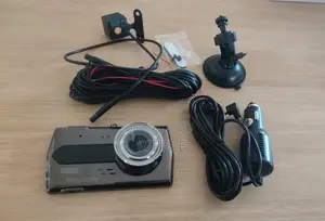 Aerbes AB-Q611 1080P Dual Car Dash Camera DVR with 4" Screen