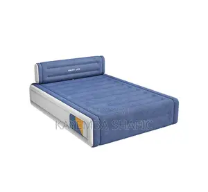 Luxury Inflatable Double Air Bed with Headboard (5x6 Queen)