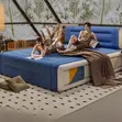 Luxury Inflatable Double Air Bed with Headboard (5x6 Queen) - 2