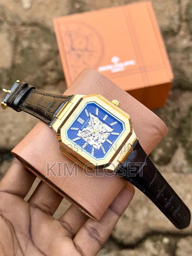 The Montaro-Gold Head Men's Automatic Watch - 1