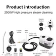 2500W Portable High Pressure Handheld Steam Cleaner - 2