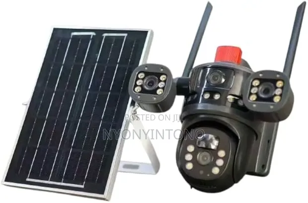 Alltop 3-Lens Solar Wireless Camera - 1