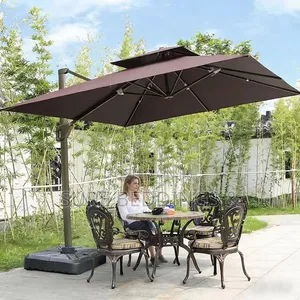 Giant 3 Meter Heavy Duty Garden Sun Umbrella