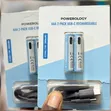 Powerology AAA 2-Pack USB-C Rechargeable Batteries (1200mWh) - 2