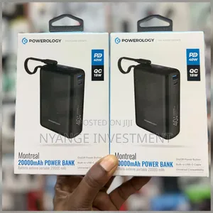Powerology Montreal 20,000mAh Power Bank with 40W PD
