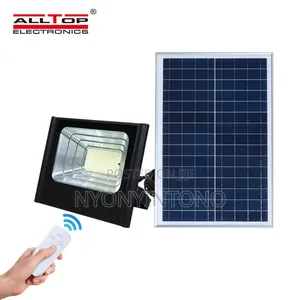 Alltop 100W LED Solar Flood Light with Remote