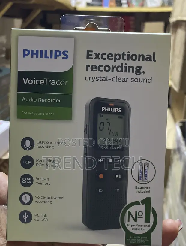 Philips VoiceTracer Audio Recorder - 1