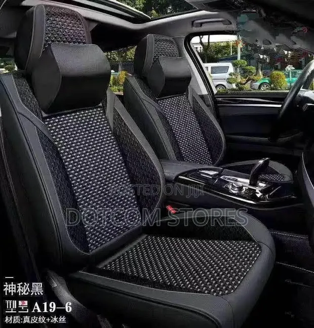5pcs Natural Wood Bead Car Seat Cover Massage Cool Cushion - 1