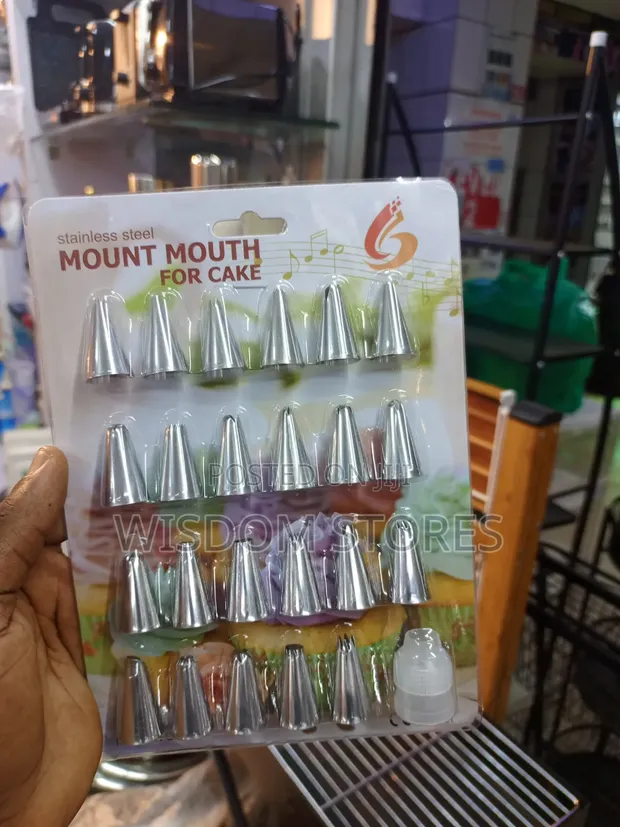 Cake Decorating Piping Tip Set - 1