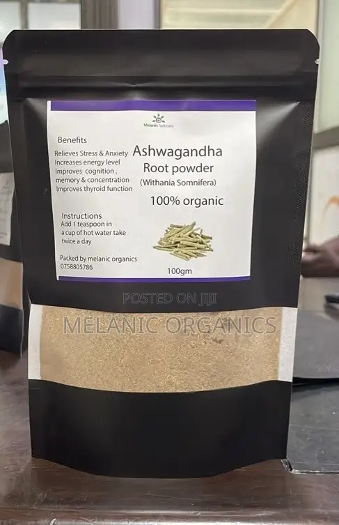 Melanic Ashwagandha Root Powder 100gm - 1