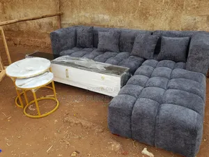 6 Seater Bubble Grey Sofa Set