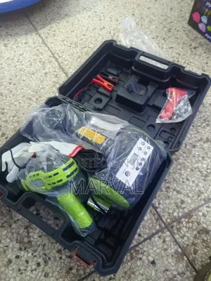12V Car Repair Tool Kit with Jack, Wrench, and Pump