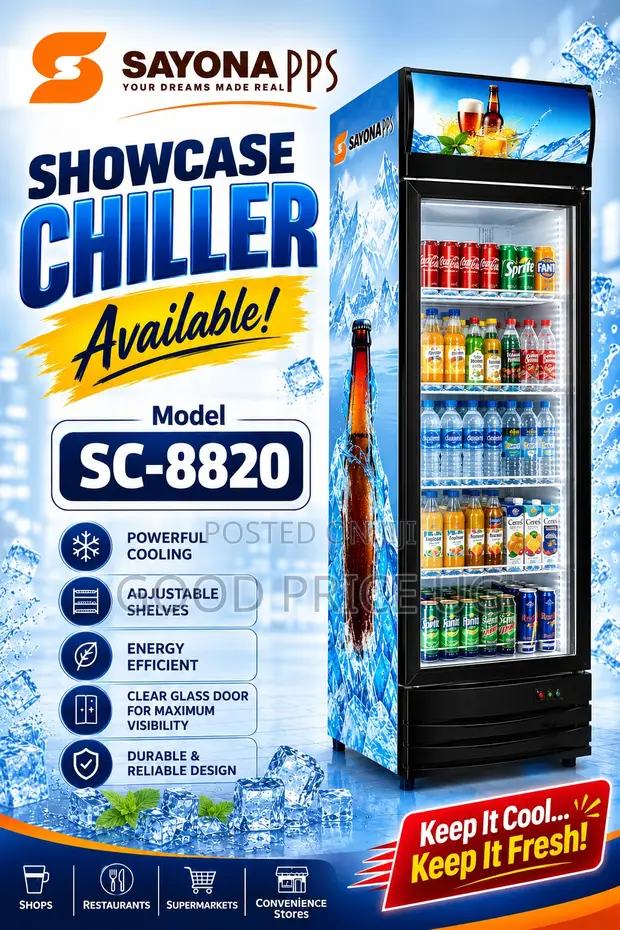 Sayona PPS Showcase Chiller, Model SC-8820 - 1