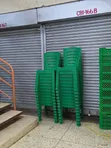 Emerald Evergreen Plastic Chairs - 1