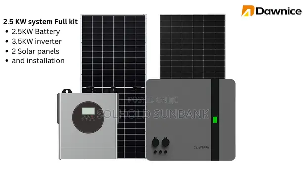 Dawnice 2.5KW Solar System Full Kit - 1