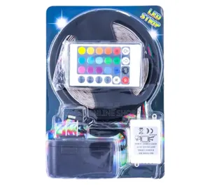 RGB LED Strip Light - 5 Meters with Remote