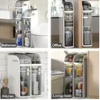 5-Layer Tall Bathroom Organizer Cabinet - 3