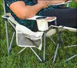Folding Camping Chair with Built-in Footrest - 2