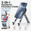 Magnetic Foldable 3-in-1 Portable Phone & Laptop Holder - 2