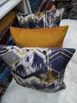 Beautiful Mixed Pattern & Block Cushions (Set of 3) - 1